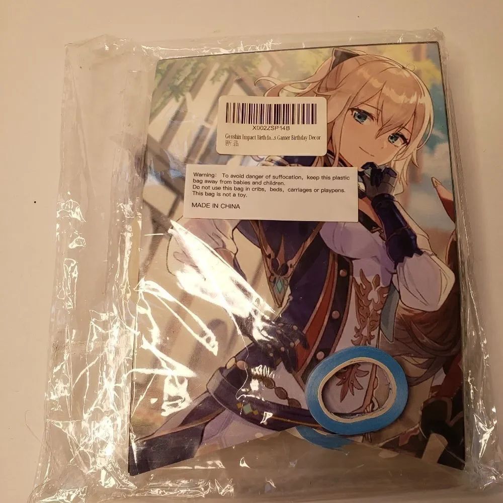 Anime Genshin Gamer Party Pack